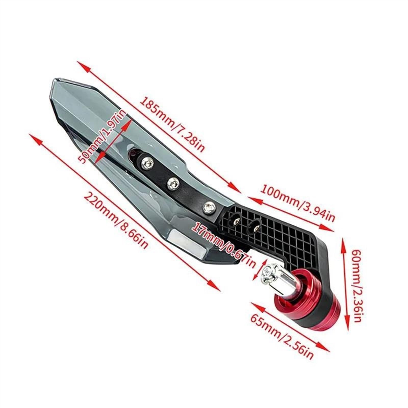 Amazon.co.jp: ハンドガード 22mm オートバイハンドガードシールド